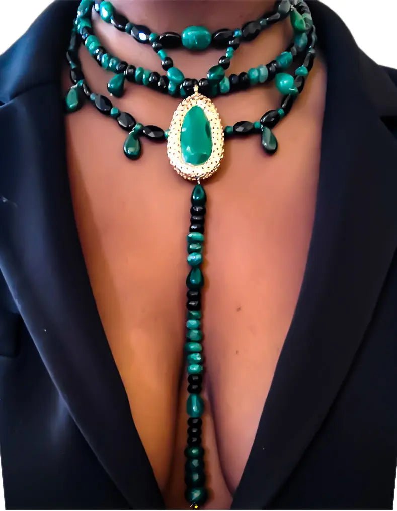 Emerald Choker Necklace